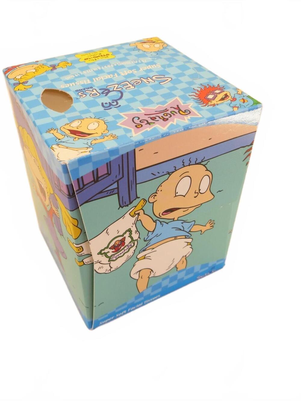 Vintage 1999 Rugrats Sneezers Super Soft Tissues Box of 75 New